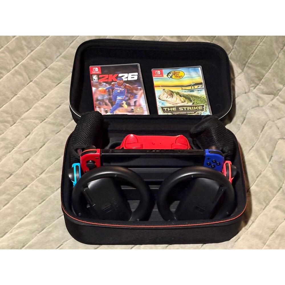 Unpatched Launch Model Nintendo Switch Bundle,(HAC-001)Complete Bundle/Tested